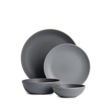 Indigo Slate 4-Piece Dinnerware Set